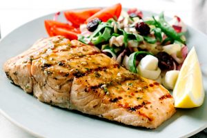 White Wine and Herb Grilled Salmon