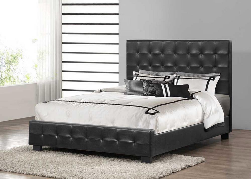 Baxton Studio Black Manchester Modern Platform Bed