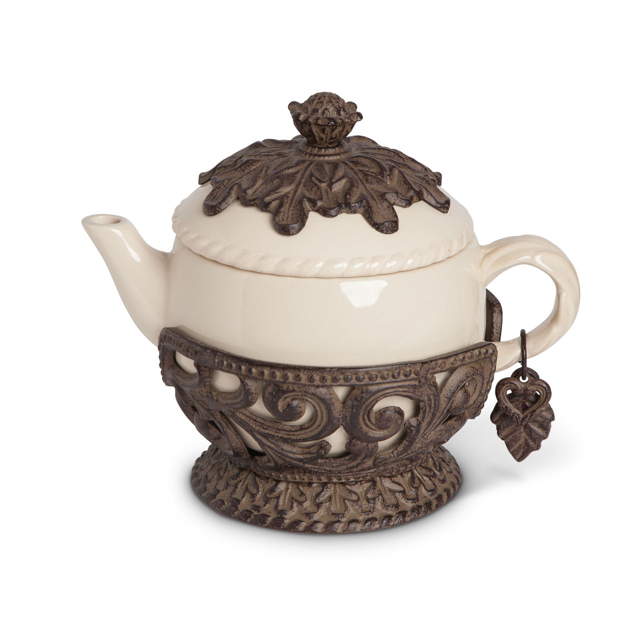 GG Acanthus leaf collection Teapot Cream