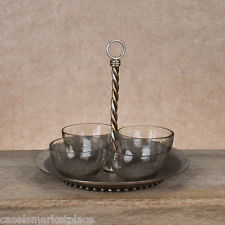 GG Twisted 4 Bowl Tray Set