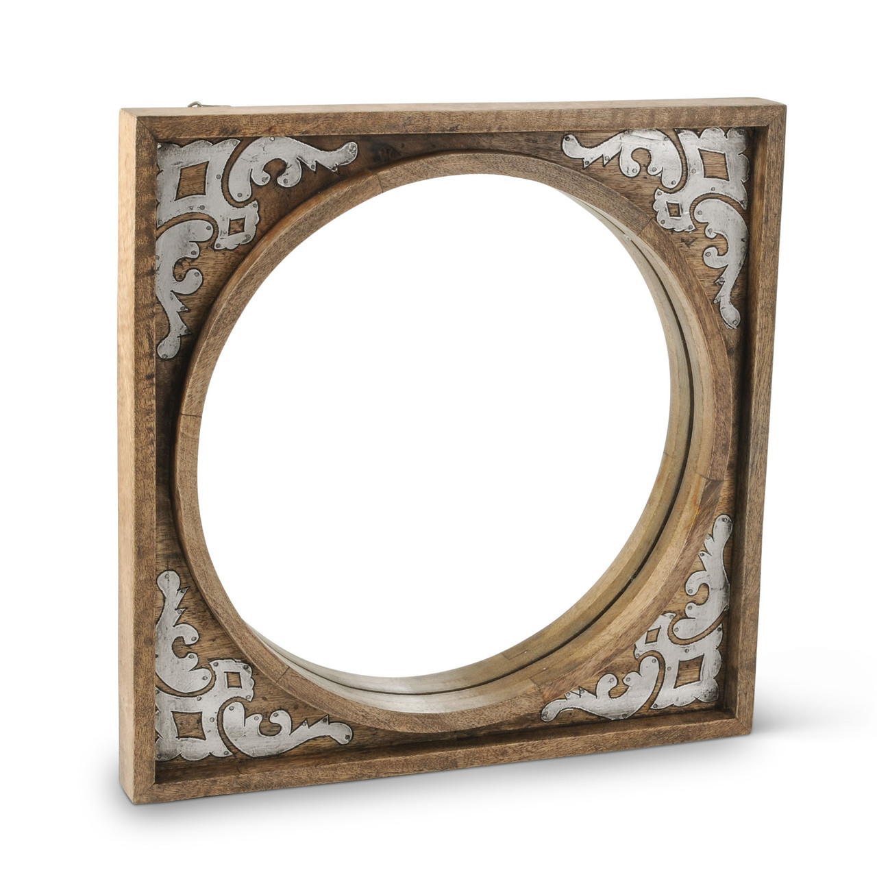 GG Heritage Collection Wood/Metal Mirror (Small)